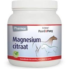 Magnesiumcitraat voor paarden van Pharmox voor de neuromusculaire functie